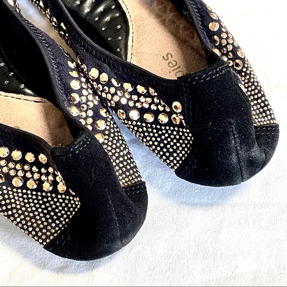 Hush Puppies Chaste Studded Ballet Flats Black - Picture 5 of 13